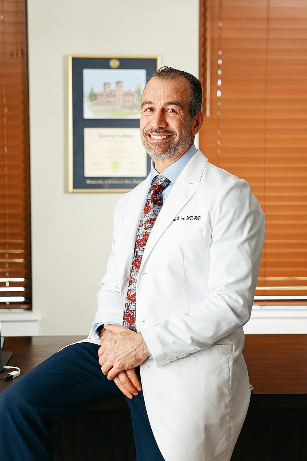 Charlottesville Anti Aging Treatment model with blue eyes